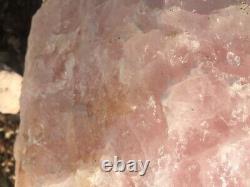 A 30 Pound Piece Of Rose Quartz A Beautiful Monster High Quality Used In Healing