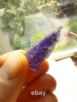 A+ Natural Tanzanite Crystal LARGE PIECE Merelani Hills, Tanzania