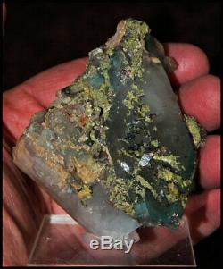 Ajoite, Kaolinite, Hematite, Epidote Old Piece, #5 Shaft Musina, S. Africa