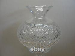 Alana Inishmore 2 Piece Waterford Crystal Electric Hurricane Lamp 19 Tall