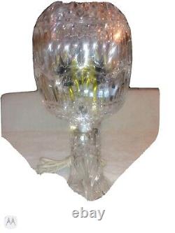 American Brilliant cut Crystal Center piece Lamp