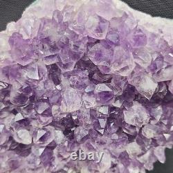 Amethyst Crystal Cluster Mineral Specimen Display Piece Natural Mineral Decor