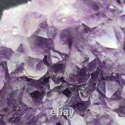 Amethyst Crystal Cluster Mineral Specimen Display Piece Natural Mineral Decor