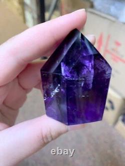 Amethyst Crystal Extra Quality Fully Polished Tower (1 Piece) 750-900 Grams