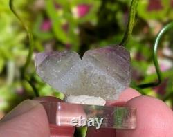 Amethyst Japan Law Twin Terminated Crystals Andilamena, Madagascar Rare