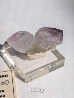 Amethyst Japan Law Twin Terminated Crystals Andilamena, Madagascar Rare