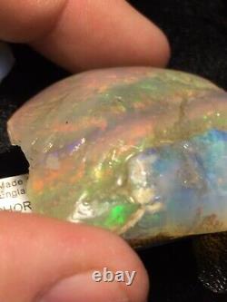 Andamooka Large Rough Jelly Opal Pieces With Crystal Colour Bars