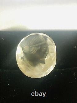 Antique Georgian Carved Rock Crystal Fob Seal Rare Collectable Grand Tour Piece
