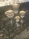 Antique Gold Plated Crystal Stemware French 4 Sizes 49 Pieces