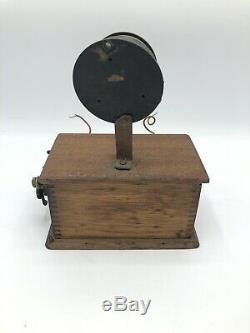 Antique Spark Gap Transmitter Vintage Crystal Radio 2 Pieces Untested