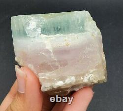 Aqua Morganite Rough Crystal 1 Piece 118 Grams For Sale