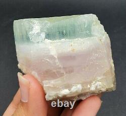 Aqua Morganite Rough Crystal 1 Piece 118 Grams For Sale