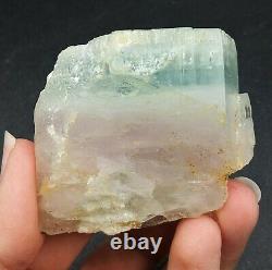 Aqua Morganite Rough Crystal 1 Piece 118 Grams For Sale