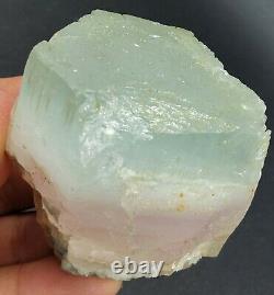 Aqua Morganite Rough Crystal 1 Piece 118 Grams For Sale