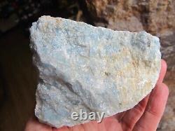 Aquamarine Healing Crystal Aqua Marine piece natural Large raw wisdom Large 780g