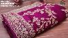 Arng 2805 The Tyrian Purple Premium Designer Saree Rangoli Fabric Crystals Zari