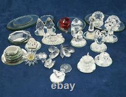 Assorted Swarovski Crystal Lot 15 Pieces, Mirror Platforms- Free Shipping USA