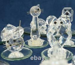 Assorted Swarovski Crystal Lot 15 Pieces, Mirror Platforms- Free Shipping USA