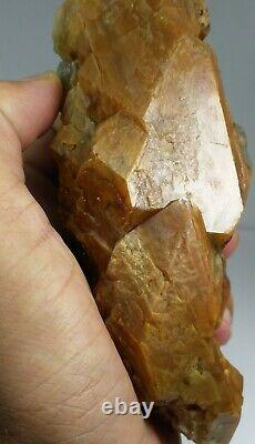 Astrophyllite included Golden Quartz Crystal Cluster Aesthetic collectable Piece