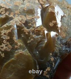 Astrophyllite included Golden Quartz crystal Aesthetic collectable piece- Pak