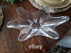 Baccarat Crystal Clear Center Piece Bowl 12 3/4 Long
