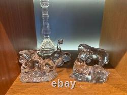 Baccarat Crystal Zodiac Figurine Set Complete 12-Piece Collection Used