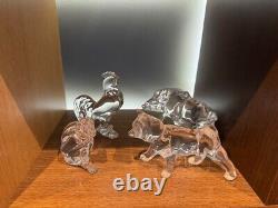 Baccarat Crystal Zodiac Figurine Set Complete 12-Piece Collection Used