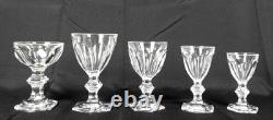 Baccarat Harcourt Crystal Glassware Set 64-Piece Collection