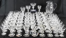 Baccarat Harcourt Crystal Glassware Set 64-Piece Collection