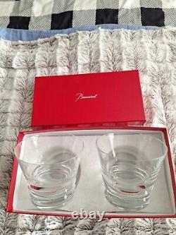 Baccarat The Trifecta Whiskey Glasses Excellent Condition