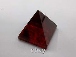 Baltic Amber Pressed Crystal Pyramid