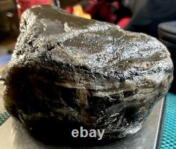 Banded-Black Water Agate/Smokey Quartz- BEAUTIFUL PIECE -7lb. 14.1oz