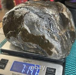 Banded-Black Water Agate/Smokey Quartz- BEAUTIFUL PIECE -7lb. 14.1oz