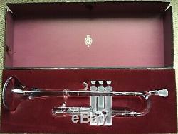 Beautiful Crystal Trumpet Royales De Champagne Art Piece Mint Box France Music