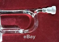 Beautiful Crystal Trumpet Royales De Champagne Art Piece Mint Box France Music