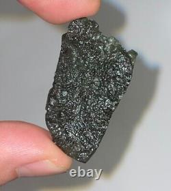 Beautiful Moldavite Grade A Piece 12.90 gr 64.5 ct Certificate of Authenticity