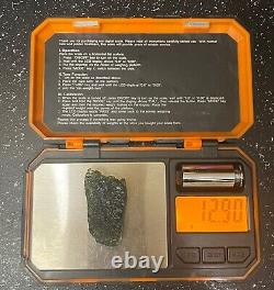 Beautiful Moldavite Grade A Piece 12.90 gr 64.5 ct Certificate of Authenticity
