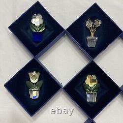 Beautiful Rare Swarovski Collection 23 Pieces Many Retired Tulip Flower