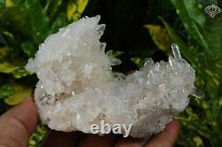 Beautiful Raw Point White Samadhi Quartz 253 gm Rocks Crystal Healing Home Décor