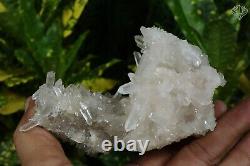 Beautiful Raw Point White Samadhi Quartz 253 gm Rocks Crystal Healing Home Décor