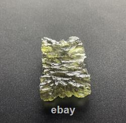 Besednice Moldavite 4.03 Gram Piece 20.15 ct Regular Grade Well Textured Crystal