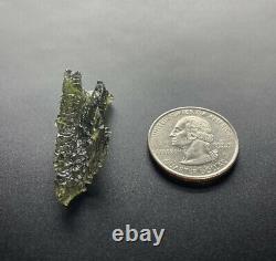 Besednice Moldavite 4 Gram Piece 20ct Regular Grade Well Textured Crystal