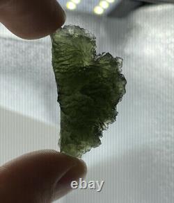 Besednice Moldavite Crystal 13.19grams/65.95ct High Grade Large Collector Piece
