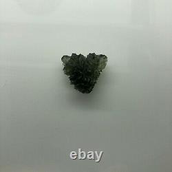 Besednice Moldavite Crystal 3.36gr/16.80ct Hedgehog Excellent Jewelry Piece