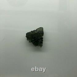 Besednice Moldavite Crystal 3.36gr/16.80ct Hedgehog Excellent Jewelry Piece