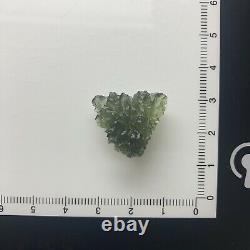 Besednice Moldavite Crystal 3.36gr/16.80ct Hedgehog Excellent Jewelry Piece