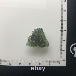 Besednice Moldavite Crystal 3.36gr/16.80ct Hedgehog Excellent Jewelry Piece