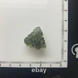 Besednice Moldavite Crystal 3.36gr/16.80ct Hedgehog Excellent Jewelry Piece