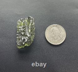 Besednice Moldavite Crystal 8.24gr/41.2ct High Grade Collector Piece Czech Rep