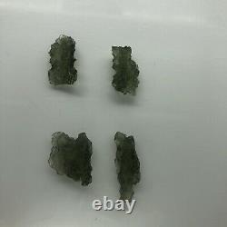 Besednice Moldavite Wholesale Lot 10 Piece Small Crystals 10.89gr/54.45ct
